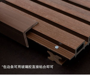 Rivestimento Esterno in <span class=keywords><strong>PVC</strong></span> Scanalato Impermeabile, Nuovo Design di Pannelli per Pareti Esterne in WPC - Product Image 5