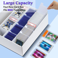 Cajas plegables de cartón para almacenamiento de tarjetas coleccionables, tarjetero deportivo clasificado, caja organizadora, caja combinada de cartón al por mayor