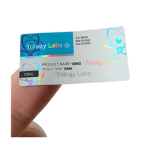 Étiquette et boîte en papier personnalisées professionnelles BL-012, étanches, avec plateau en plastique, autocollants pour flacon de 3 ml