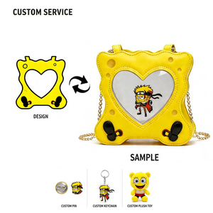 Bolsa de Hombro de Lujo Extragrande para Mujer, Estilo Itabag, Personalizada con Personajes de Anime, Exclusiva - Product Image 1