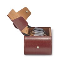 Boîte de rangement et de présentation en cuir haut de gamme, nouveau produit, boîtes rigides avec emballage cadeau, élégante boîte de type valise
