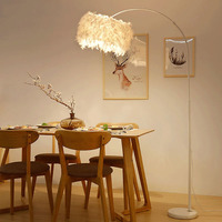 Lampadaire sur Pied LED Moderne et Créatif de Bonne Qualité avec Bras Long pour Bureau et Décoration de Salon