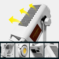 Équipements d'éclairage vidéo pour photographie professionnelle 600W 60000lm, prise de vue en direct, éclairage photographique 2700-6500K ZR-600BI