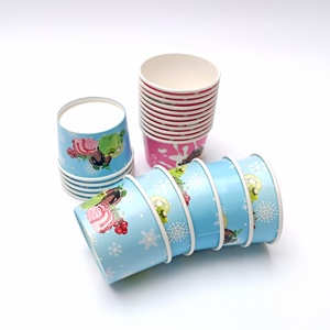Custom Printed Food Grade 4 oz 8oz 12oz 16oz 32oz <strong>Ice</strong> <strong>Cream</strong> <strong>Container</strong> Disposable <strong>Ice</strong> <strong>Cream</strong> Paper Gelato Cups <strong>With</strong> <strong>Lid</strong> and Spoon - Product Image 4