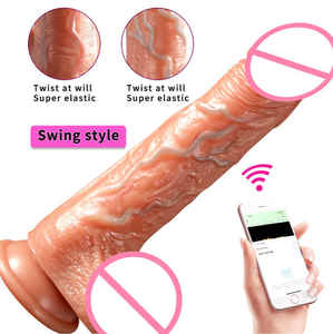 Hete Verkoop Medische Vloeibare Siliconen Dildo Vrouwelijke Sekspartner Toepassing Controle Thuis Seksspeeltjes Dildo Vibrator - Product Image 5