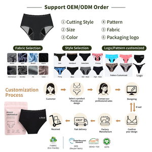 Slip Bikini Mestruale con Anello Laterale e Dettaglio O-Ring in Metallo, Protezione Anti-Perdita a 4 Strati, per Abbigliamento da Spiaggia, Vendita all'Ingrosso - Product Image 6