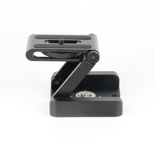 Z Type Foldable <b>Tripod</b> Head With Bubble Level For Digital Camera Aluminum Alloy Portable Table <b>Tripod</b> Mount - Product Image 3