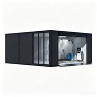 Conteneur modulaire préfabriqué pour lavage de voitures, boutique mobile, conteneur extensible personnalisé pour centre commercial et atelier