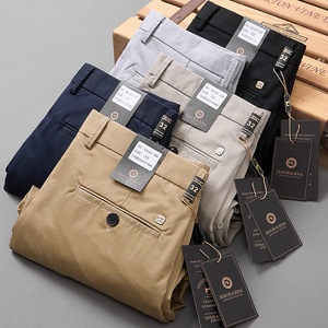 <span class=keywords><strong>Pantaloni</strong></span> da Golf Classici Elasticizzati da Uomo OEM, Vita Media, Modello Dritto, Nuovo Stile Casual Chino con Zip Frontale - Product Image 1
