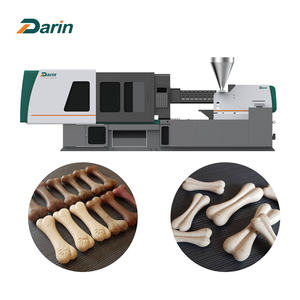 Máquina Moldeadora Automática de Espiral para Golosinas de Perro Directa de Fábrica, Motor PLC, Extrusión Continua de Golosinas Dentales, Inyección 100kg/h - Product Image 2