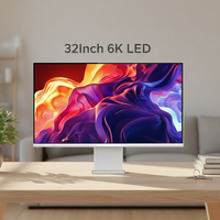 32 Inch 6K 65Hz KVM IPS Gaming Display Aluminum Alloy 6016*3384 65hz HDR600 219PPI 100% SRGB Monitor