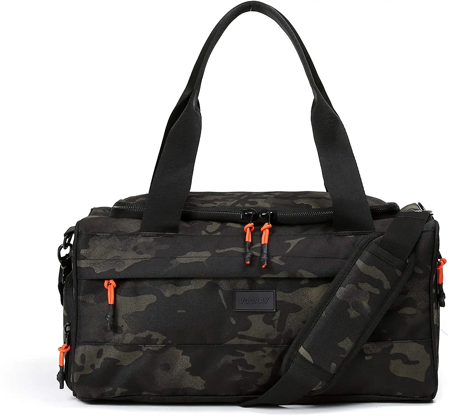 Waterproof Gym Bag with Shoe Compartment Accessory Pockets Small Overnight Travel Bag Durable Sports Duffel Men Women
