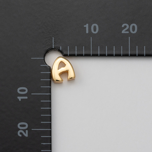 A ~ Z Tiny Alphabet Letter Initial Beads,925 Sterling Silver Alphabet Charms 6mm,Jewelry Making Beads - Product Image 5
