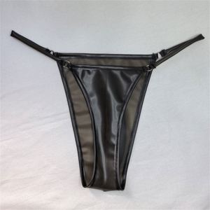 Nouveau <span class=keywords><strong>Latex</strong></span> Hommes String Sexy Culotte Sac avec Mode Garçons Taille Basse <span class=keywords><strong>Shorts</strong></span> En Caoutchouc T-Type Pantalon - Product Image 2