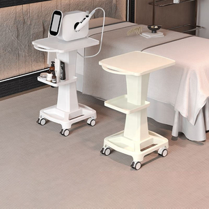 Chariot de beauté à petites bulles multifonctionnel à 4 roues, étagère mobile haut de gamme, chariot à outils pour salon de beauté - Product Image 6