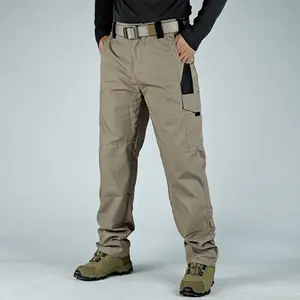 SIVI 유니폼 제조업체 야외 방수 하이킹 캐주얼 바지 멀티 포켓화물 노동자 바지 남성용 전술 바지