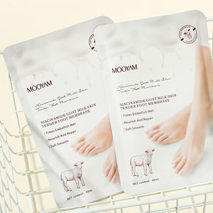 OEM ODM Vente en gros <span class=keywords><strong>de</strong></span> lotion pour les soins <span class=keywords><strong>de</strong></span> la peau des pieds, masque en feuille hydratant, chaussettes avec <span class=keywords><strong>lait</strong></span> <span class=keywords><strong>de</strong></span> chèvre exfoliant et masque pour les pieds à la lavande - Product Image 1
