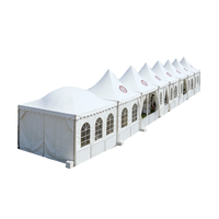 Tente modulaire robuste, imperméable, avec structure en aluminium, pour entrepôt temporaire, atelier, grande événementielle extérieure