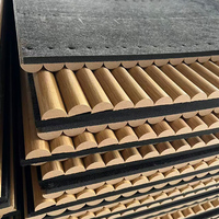 Panneaux muraux acoustiques décoratifs 3D en fibre de polyester PET, insonorisants pour la décoration intérieure d'hôtels et de restaurants