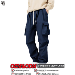 <span class=keywords><strong>Pantalon</strong></span> cargo décontracté pour <span class=keywords><strong>homme</strong></span>, surdimensionné, ample, léger, multi-poches, taille à cordon, style <span class=keywords><strong>urbain</strong></span>, <span class=keywords><strong>pantalon</strong></span> de rue - Product Image 3
