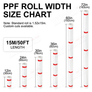 Película Transparente para Autos, Película PPF, Película de Protección de Pintura, TPU Superior de 1.52*15m, 6.5mil, 7.5mil, 8.5mil, Tph Ppf para Autos - Product Image 2
