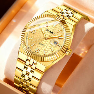 Reloj SKMEI 2656 de 40 mm para Hombre, Diseño Simple y Lujoso, Luminoso, Resistente al Agua 3ATM, Acero Inoxidable de Alta Calidad, Analógico, Deportivo, de Cuarzo - Product Image 1