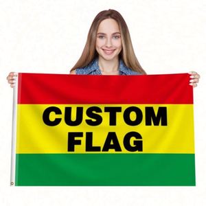 Factory Wholesale Digital Printing Premium Fabric 90x150cm Outdoor Custom Ethiopia <b>Flags</b>, Banners - Product Image 4