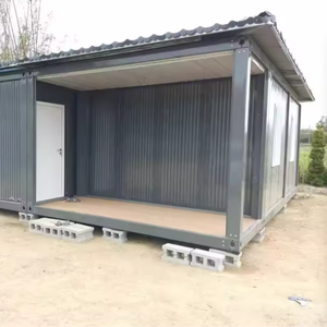 Роскошный 20 футов 40 футов расширяемый сборный стальной контейнерный дом сборный Офис школа квартира отель Вилла 3 спальни больницы - Product Image 5
