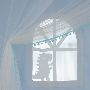 Tienda de campaña plegable para cuna con dosel emergente Red de seguridad para mantener al bebé dentro y fuera Conveniente mosquitera doblada para cuna de bebé - Product Image 5