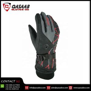 Deportes al aire libre Esquí Impermeable Algodón Snowboard Montar Impermeable Transpirable Invierno Pantalla táctil Negro-Snowboard Guantes de esquí - Product Image 2