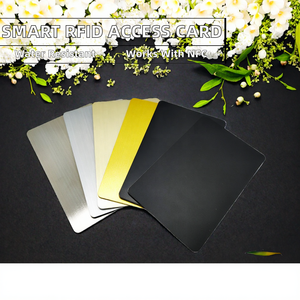 Tarjeta de Visita Metálica NFC Programable ISO de 13.56MHz, Resistente al Agua, 215, Control de Acceso Invisible, Negro Mate/Dorado Cepillado/Plateado Cepillado - Product Image 6
