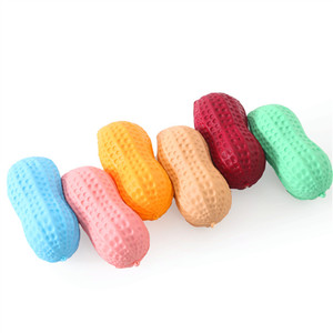 Fidget Toys Stress Big Peanut Squeeze Toys Slow <b>Rebound</b> Squishy Simulation Peanut 3D PU Soft Decompression Toy - Product Image 2