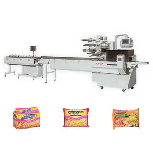 Machine d'emballage de nouilles sèches horizontale pour pâtes, sac en plastique, machine d'emballage de nouilles sèches