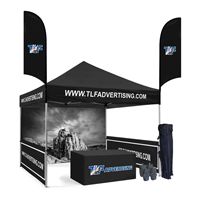 Tente de salon professionnelle extérieure imprimée avec logo, chapiteau d'exposition, auvent pliable rapide pour événements, tente publicitaire