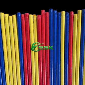 Balai en bois 2-en-1 avec pelle intégrée, revêtement PVC imperméable, poils souples, ergonomique et léger, écologique, vente en gros - Product Image 3