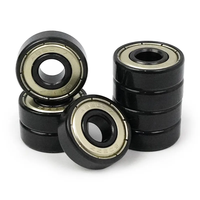 Roulements à billes à gorge profonde en acier chromé bon marché pour skateboard 608ZZ/608RS/608 ABEC-7 double rangée lubrifiés à la graisse 8 pièces/ensemble en caoutchouc