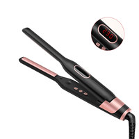 Professional Thin Straightening And Curler Ceramic Men And Women Slim Flat Iron Hair Straightener for Short Hair