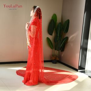 यूलालन v263 आर मध्य पूर्व सबसे ज्यादा बिकने वाली लाल दुल्हन का घूंघट बिना बालों वाली लाल दुल्हन का घूंघट - Product Image 3