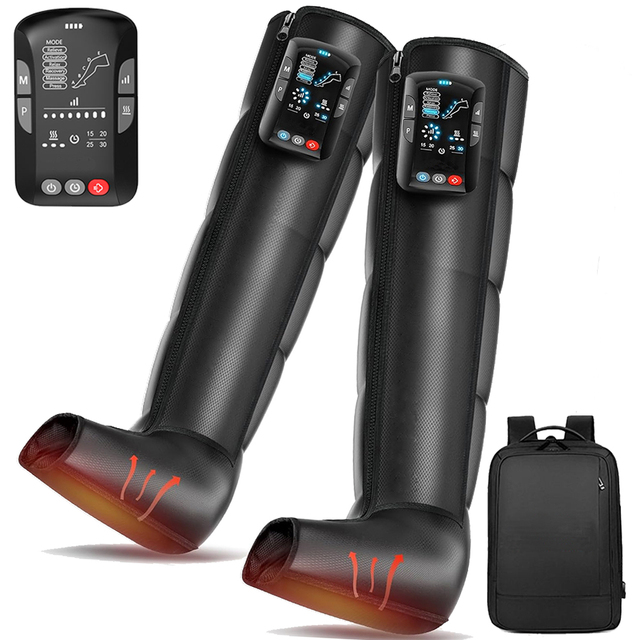 High Quality Portable 5-Mode Air Compression Massager Boots for Leg Muscle Relaxation & Foot Fatigue Relief Therapy
