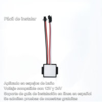 Module variateur de puissance élevée 5A 60W avec capteur tactile pour miroir LED 12V 24V, idéal pour les usines de miroirs de salle de bain en Colombie (vente en gros)