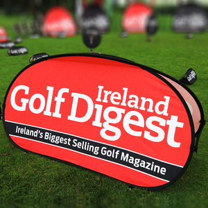 Hình bầu dục vòng tròn Xách Tay Vải pop-up biểu ngữ sinh thái gấp <span class=keywords><strong>2x1m</strong></span> căng đóng mở một khung Pop Up biểu ngữ cho thể thao quảng cáo - Product Image 5