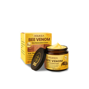 Crème hydratante au venin d'abeille avec logo personnalisé, crème hydratante profonde pour le visage, crème essence pour le cou au venin d'abeille - Product Image 5