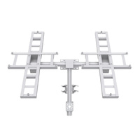 Support de montage sur poteau pour panneau solaire double, angle réglable pour système solaire TP Link VIGI 180W et caméra de sécurité CCTV