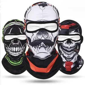 Halloween Skeleton Balaclava Call of Duty Ghost Solid Color Cycling Men Ski Riding Bike Motorcycle Neck Gaiter Fall Face Cover