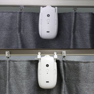 Smart Electric Curtain Motor Bluetooth Control Built-in Rechargeable Battery App Voice Manual Operation For Home Automation - Product Image 2