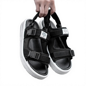 <span class=keywords><strong>Sandalias</strong></span> de Playa Unisex Extra Grandes al por Mayor, con Tiras de Velcro, Antideslizantes, para Exteriores, Tallas Grandes 36-48, Calzado de Verano - Product Image 3