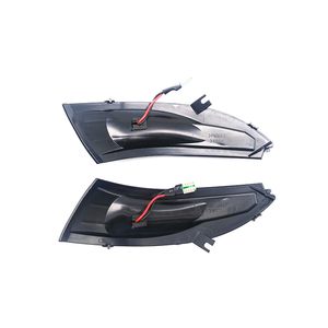 Lente ahumada para coche ADT, luz Led dinámica para espejo retrovisor, indicador de luz intermitente, ámbar, apto para Captur J87 <span class=keywords><strong>Clio</strong></span> IV - Product Image 3