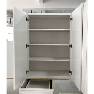 Panel plano de madera sólida de estilo moderno, pintura blanca <span class=keywords><strong>para</strong></span> montar, armario de <span class=keywords><strong>cocina</strong></span>, directo de fábrica de Malasia - Product Image 5