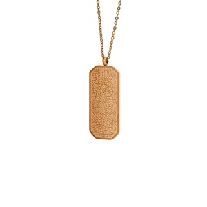Garanzia di qualità 2024 stile in acciaio inox collana in oro placcato 18K gioielli di moda per le donne Christian <span class=keywords><strong>Symbol</strong></span> - Product Image 1