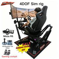 Otros Productos para Parques de Diversiones, Plataforma de Movimiento 6DOF, Simulador de Carreras de Autos F1 con 3 Pantallas, Equipo de Juego en Venta para Centros Comerciales